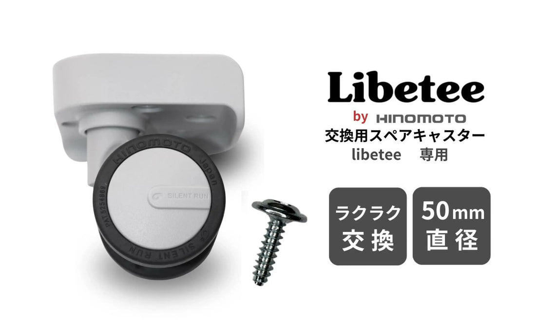 リベティスーツケースのキャスターは修理と交換が可能です。