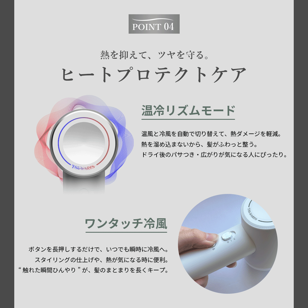 TSUYARISミニイオンドライヤー - 画像 (13)