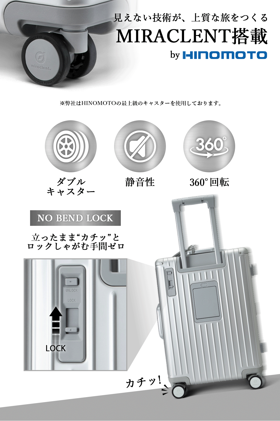 アルミニウム多機能スーツケース Sサイズ | 株式会社リベティ/スーツケース