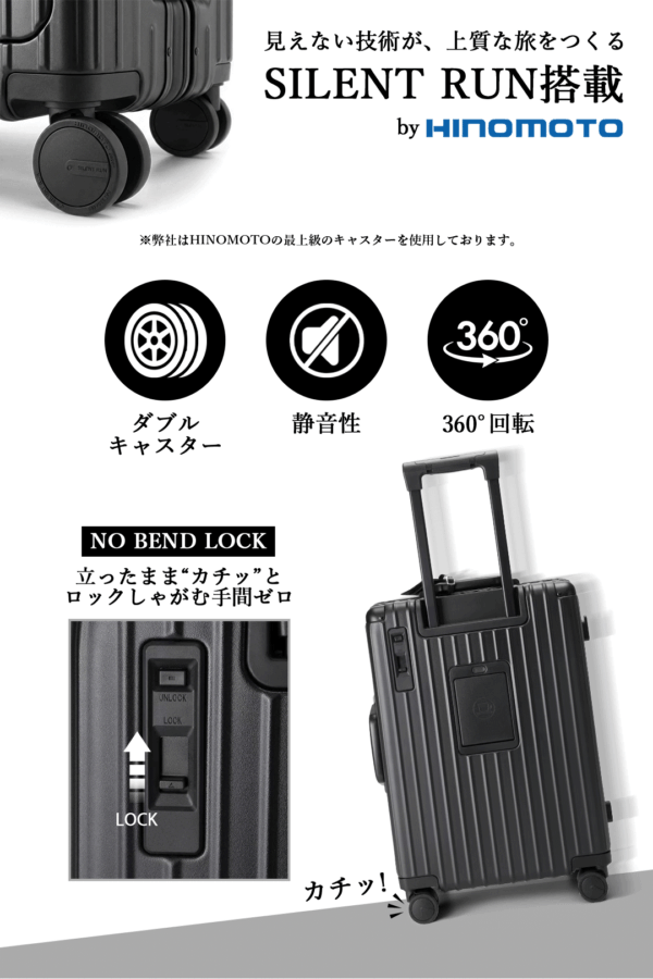 アルミニウム多機能スーツケース Sサイズ | 株式会社リベティ/スーツケース